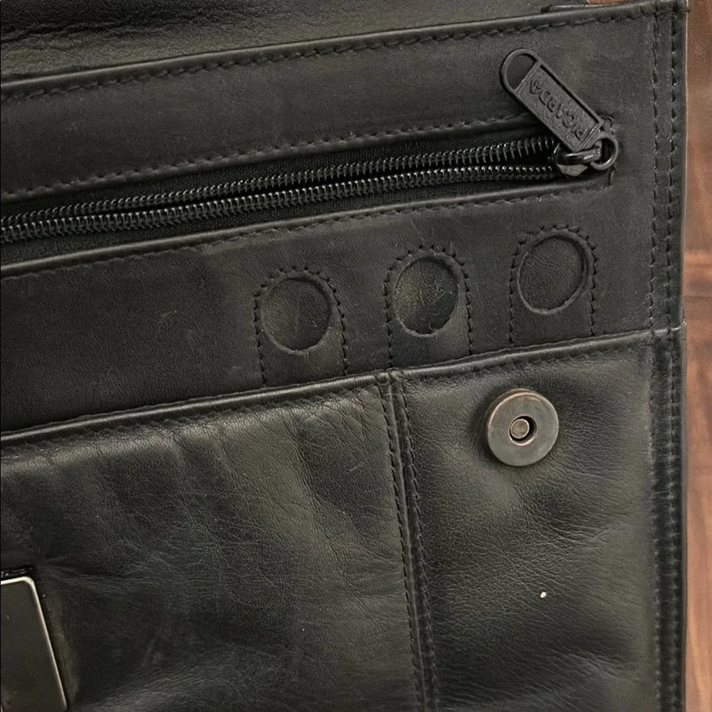 Picard Black Leather Briefcase - Picture 7 of 12